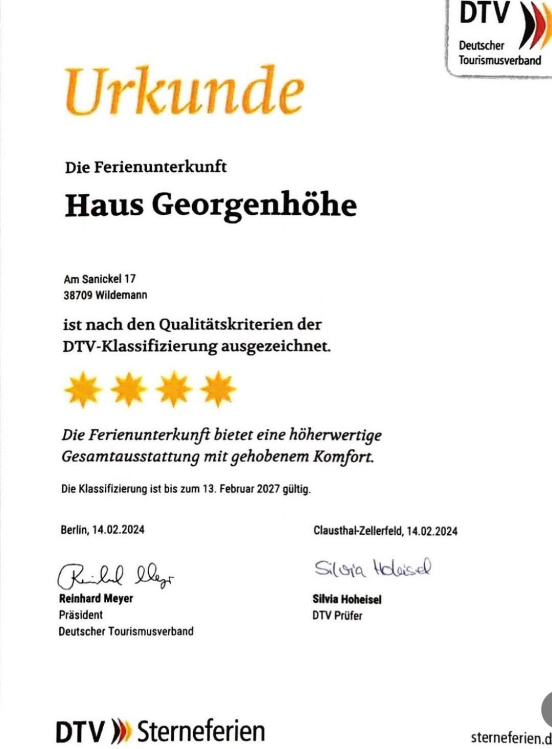 Haus Georgenhoehe Wildemann Esterno foto